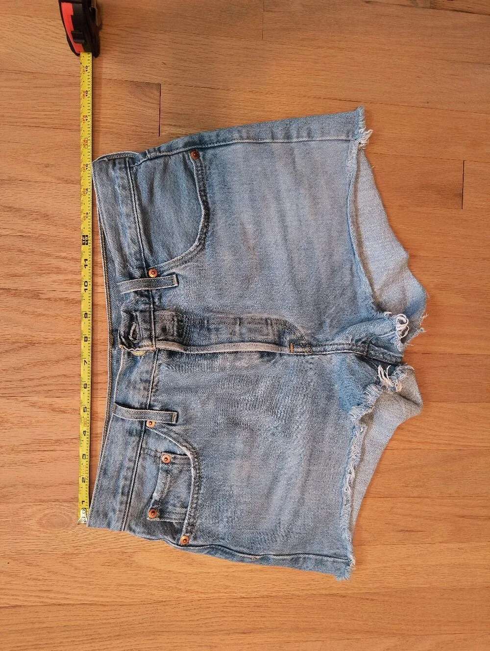Levi's Distressed Denim Shorts